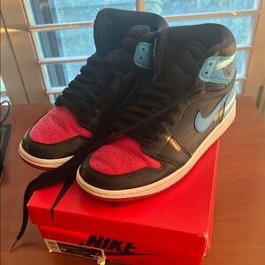 Nike Air Jordan Sneakers - Black, Red, Blue